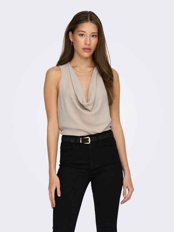 ONLY ONLY Mette Majica bez rukava bež