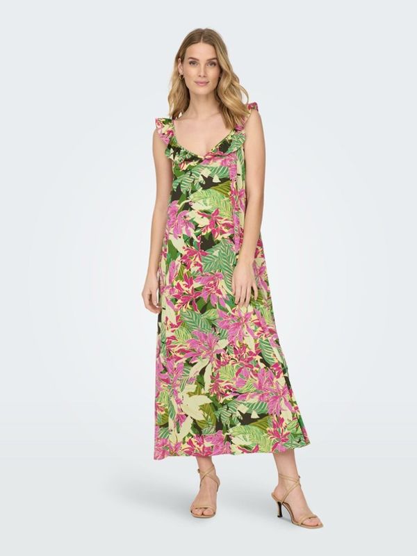 ONLY ONLY Zora Haljina zelena