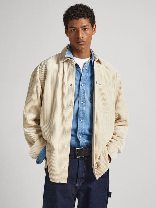 Pepe Jeans Pepe Jeans Devon Cord Košulja bijela