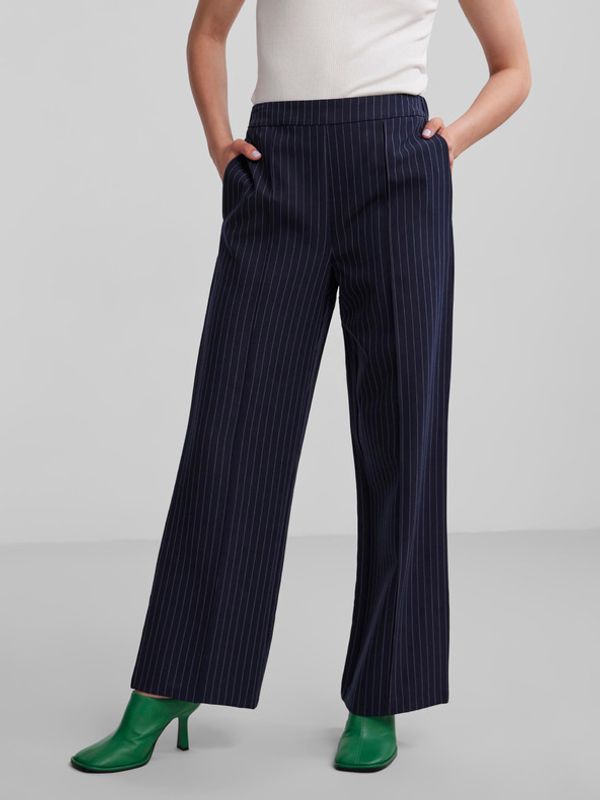 Pieces Pieces Bossy Hlače plava