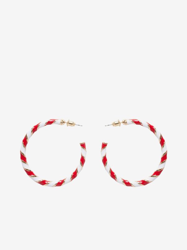 Pieces Pieces Jenny X-Mas Naušnice zlatna