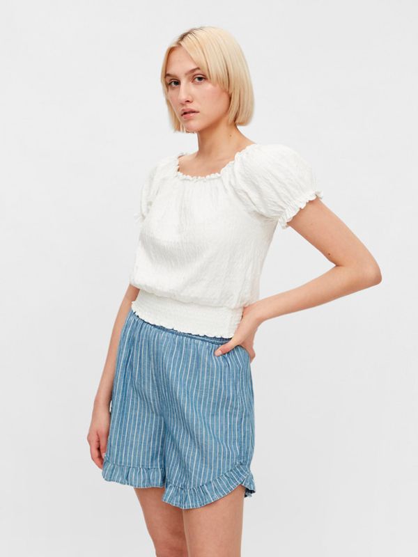 Pieces Pieces Leaf Bluza bijela