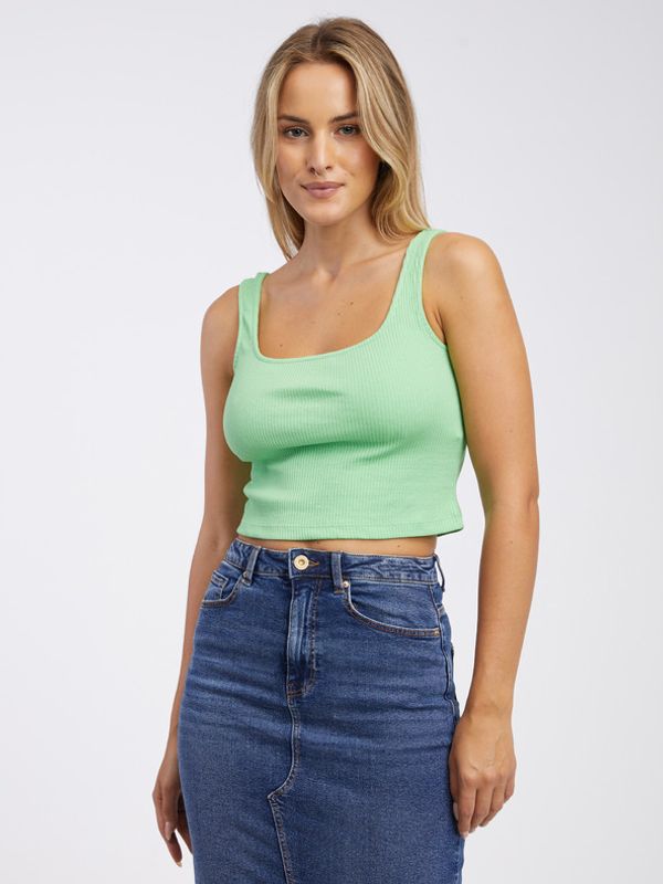 Pieces Pieces Nukisa Majica bez rukava zelena