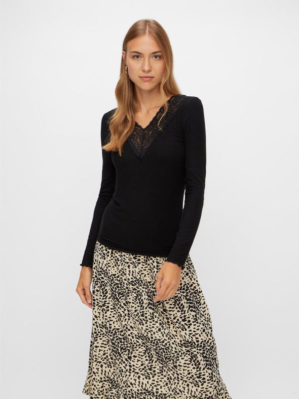 Pieces Pieces Siri Majica crna