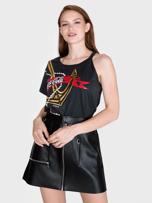 Pinko Pinko Capperi Majica crna