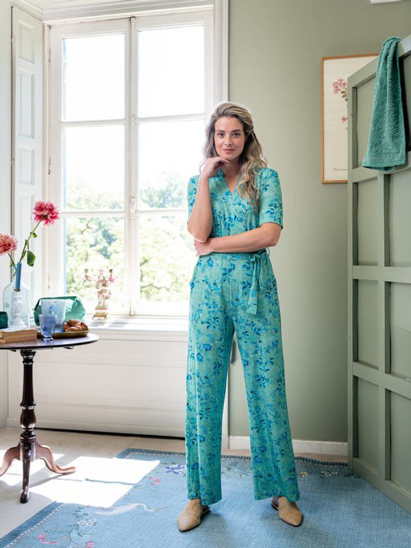 PiP studio PiP studio Tokyo Blossom Pidžama zelena