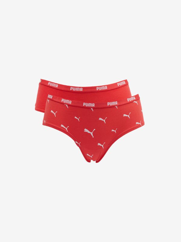 Puma Puma Cat Logo 2-pack Gaćice crvena