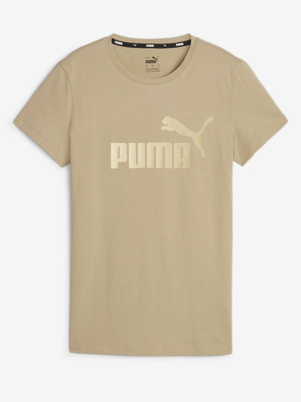 Puma Puma ESS+ Metallic Logo Majica bež