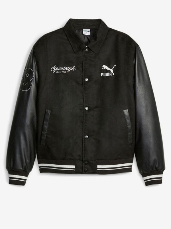 Puma Puma Team Varsity Jakna crna