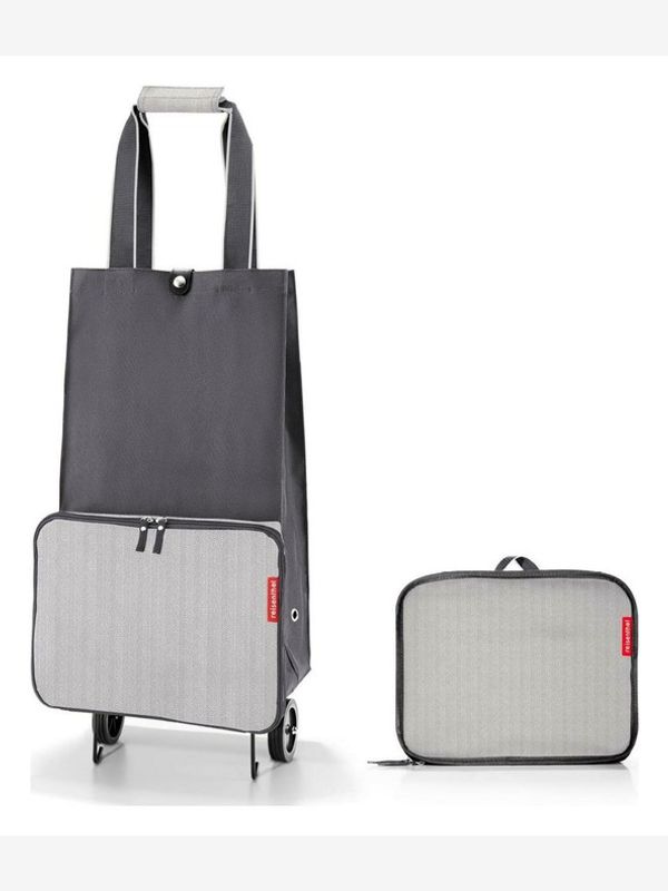 Reisenthel Reisenthel Foldabletrolley Herringbone Grey Torba siva