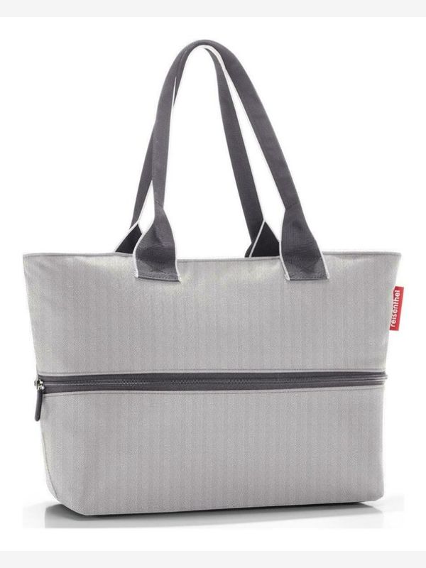 Reisenthel Reisenthel Shopper E1 Herringbone Grey Torba siva