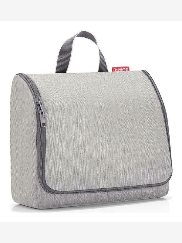 Reisenthel Reisenthel Toiletbag XL Herringbone Grey Torba siva
