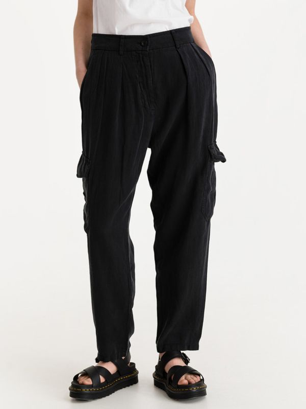 Replay Replay Hlače crna