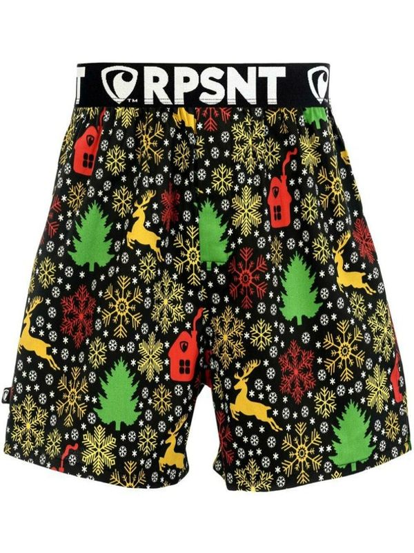 Represent Represent Široke bokserice crna