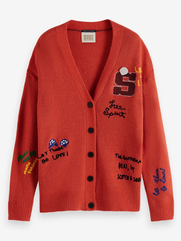 Scotch & Soda Scotch & Soda Kardigan crvena