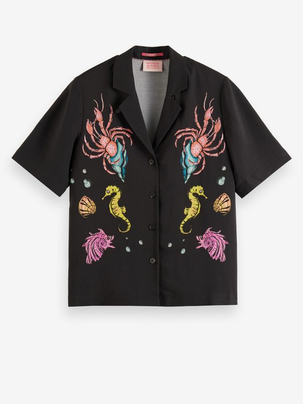 Scotch & Soda Scotch & Soda Košulja crna