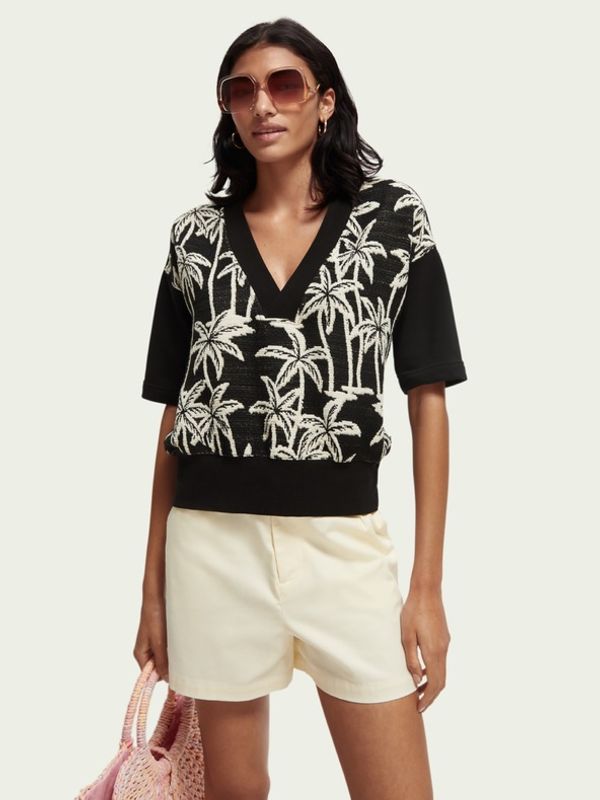 Scotch & Soda Scotch & Soda Majica dugih rukava crna