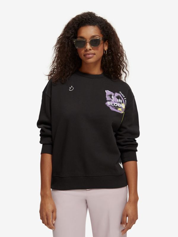 Scotch & Soda Scotch & Soda Majica dugih rukava crna