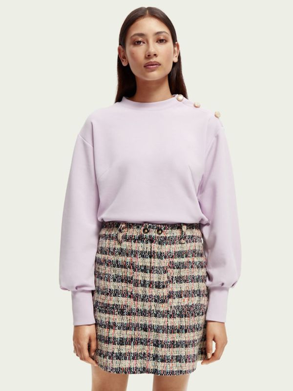 Scotch & Soda Scotch & Soda Majica dugih rukava ljubičasta