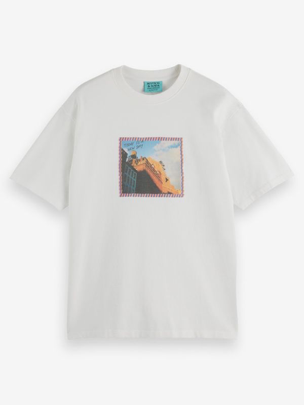 Scotch & Soda Scotch & Soda Scotch & Soda x Joe Jonas Majica bijela