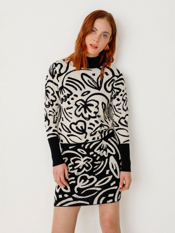 SKFK SKFK Suéter Dunixe Džemper bijela