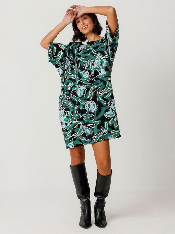 SKFK SKFK Vestido Geaxi Haljina zelena