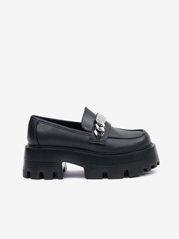 Steve Madden Steve Madden Motoride Loafer Mokasinke crna