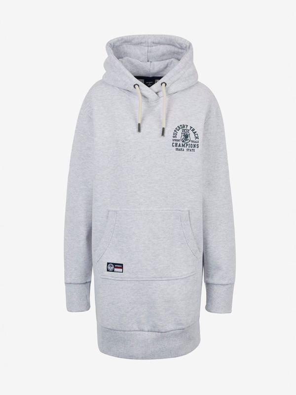 SuperDry SuperDry T&F Hood Haljina siva