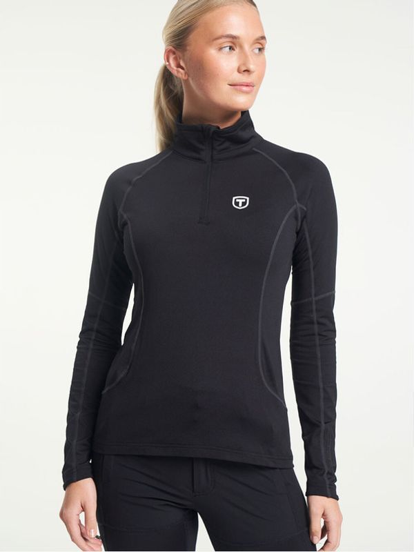 Tenson Tenson TXlite Halfzip Majica dugih rukava crna