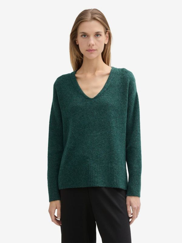 Tom Tailor Denim Tom Tailor Denim Džemper zelena