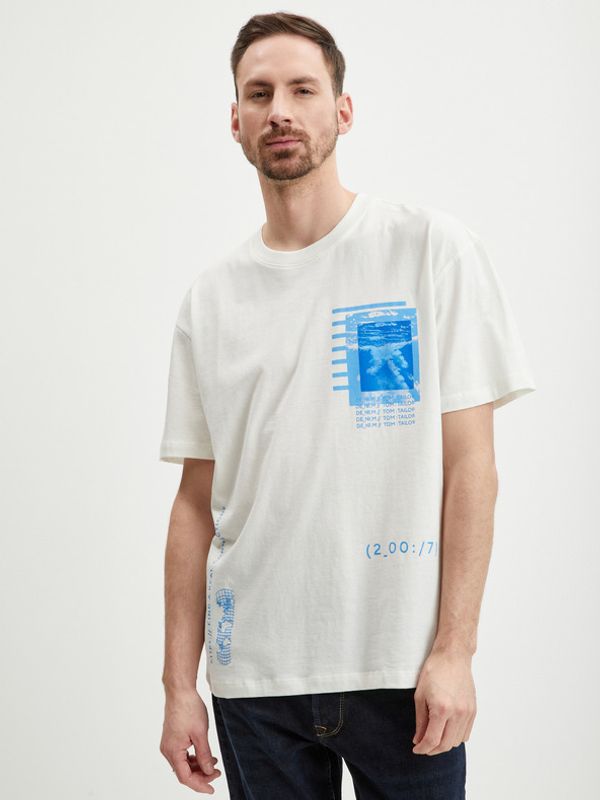 Tom Tailor Denim Tom Tailor Denim Majica bijela