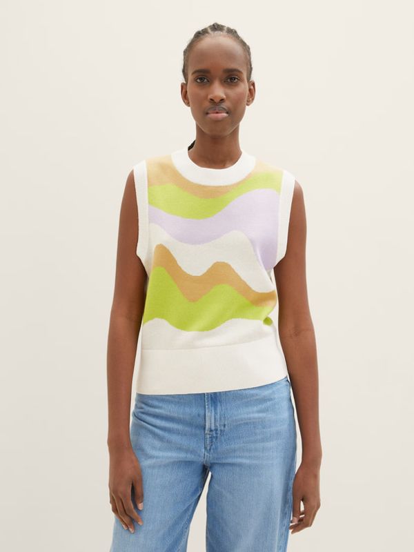 Tom Tailor Denim Tom Tailor Denim Prsluk bijela