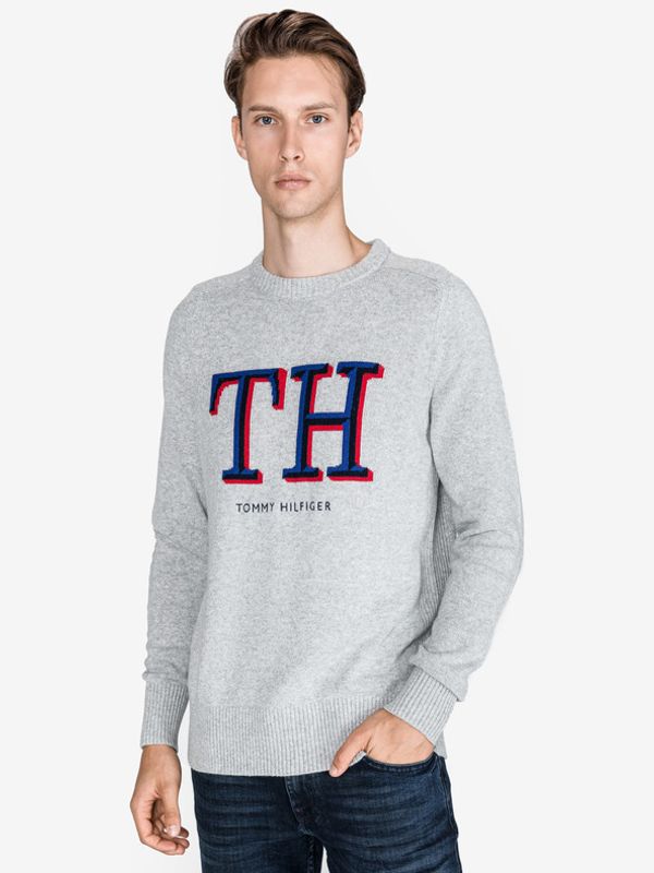 Tommy Hilfiger Tommy Hilfiger Džemper siva