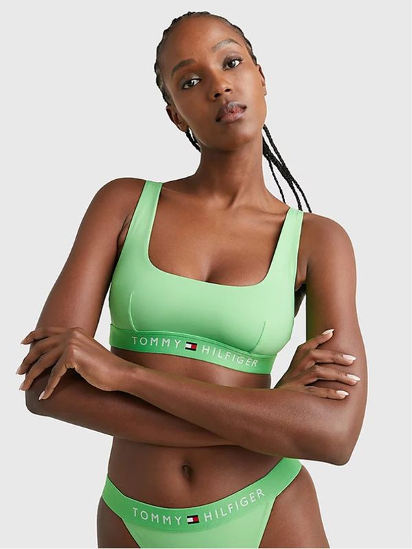 Tommy Hilfiger Tommy Hilfiger Gornji dio kupaćeg kostima zelena