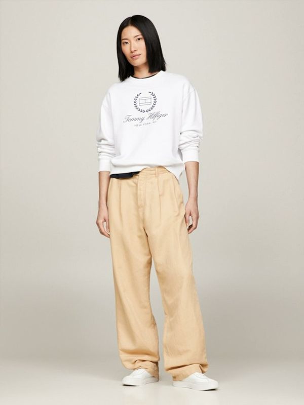 Tommy Hilfiger Tommy Hilfiger Majica dugih rukava bijela