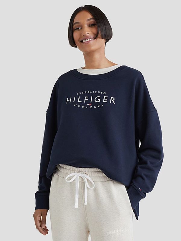 Tommy Hilfiger Tommy Hilfiger Majica dugih rukava plava