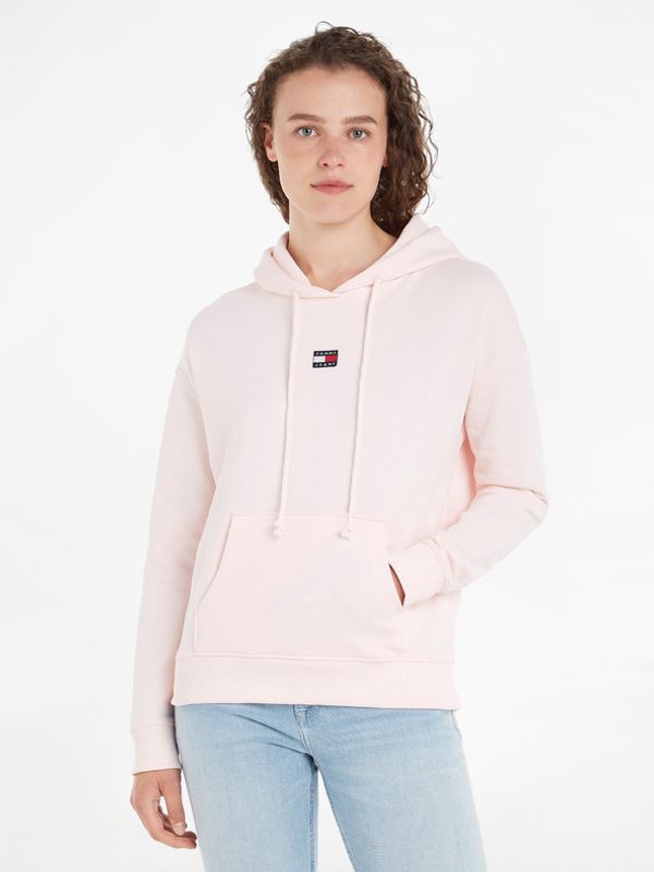 Tommy Jeans Tommy Jeans TJW XS Badge Majica dugih rukava ružičasta