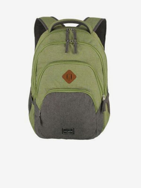 Travelite Travelite Basics Melange Green/grey Ruksak zelena