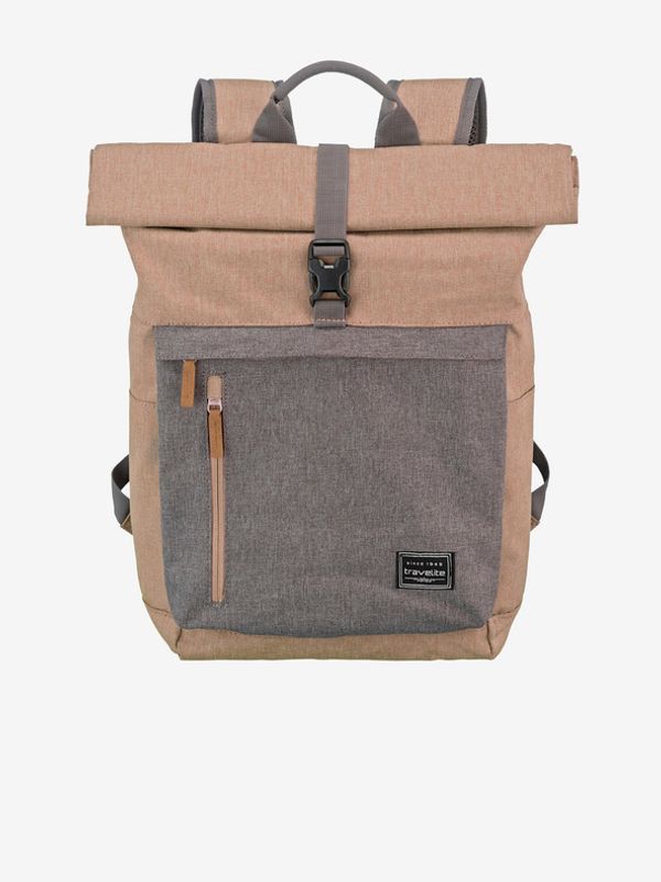 Travelite Travelite Basics Roll-up Ruksak ružičasta