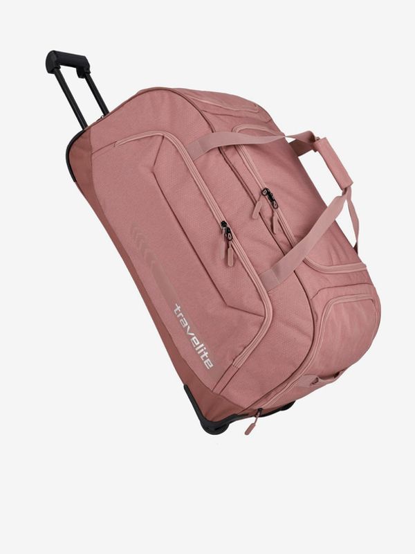 Travelite Travelite Kick Off Wheeled Duffle XL Rosé Torba ružičasta