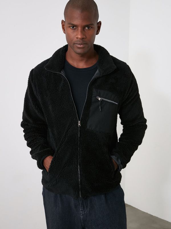 Trendyol Trendyol Majica dugih rukava crna