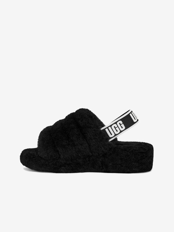 UGG UGG Fluff Yeah Slide Papuče crna