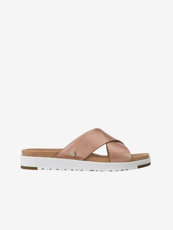 UGG UGG Kari Metallic Papuče ružičasta