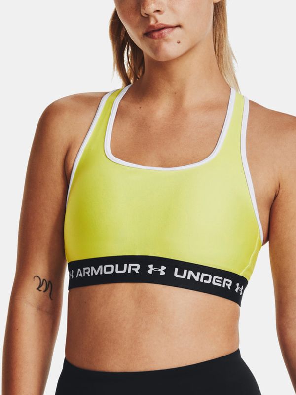 Under Armour Under Armour Crossback Mid Sportski Grudnjak žuta