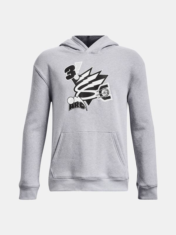 Under Armour Under Armour Curry Boys Big Splash Hoodie Trenirka (gornji dio) dječja siva