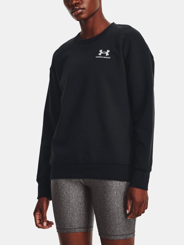 Under Armour Under Armour Essential Fleece Crew Majica dugih rukava crna
