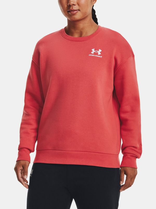 Under Armour Under Armour Essential Fleece Crew Majica dugih rukava crvena