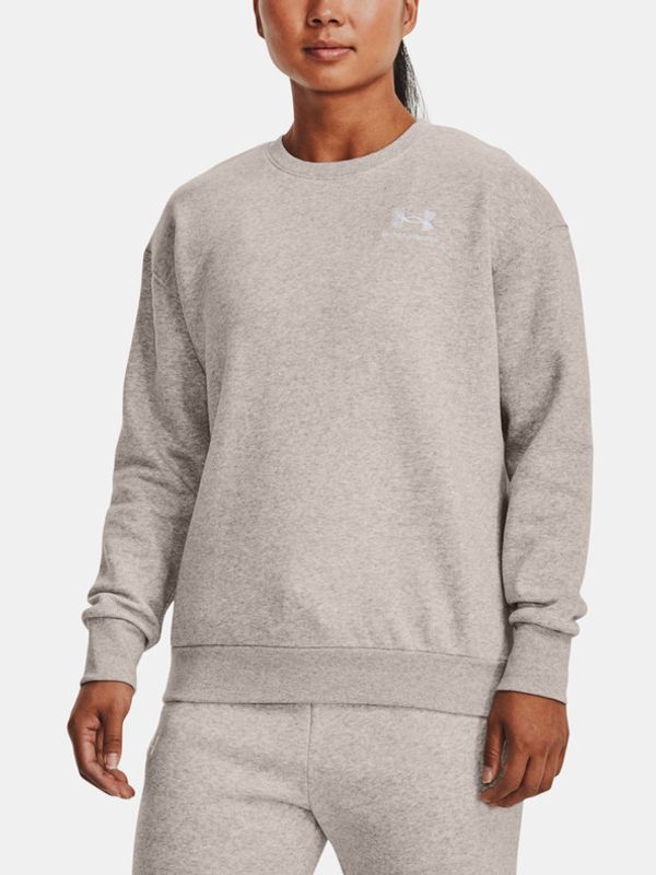 Under Armour Under Armour Essential Fleece Crew Majica dugih rukava siva