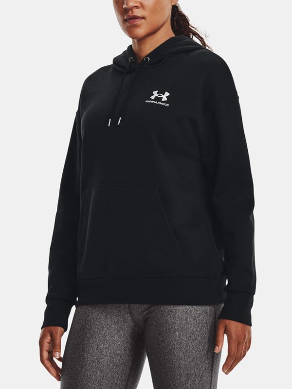 Under Armour Under Armour Essential Fleece Hoodie Majica dugih rukava crna