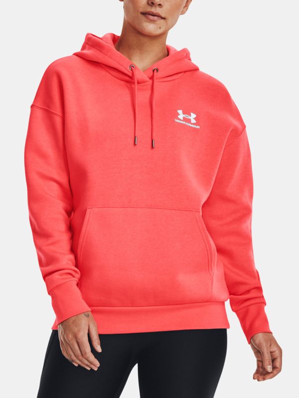 Under Armour Under Armour Essential Fleece Hoodie Majica dugih rukava crvena